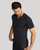 Black - Men's Core Compression Short Sleeve V-Neck Shirt