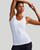 White - Lower Back Support Tank | Women's