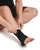 Black with TC Tonal Stitch - Women's Arch & Ankle Adjustable Support Sleeve