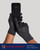 Black - Men's Core Compression Infrared Full Finger Gloves