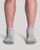 Grey - Travel Compression Socks | Men's Ankle