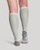 Grey - Travel Compression Socks | Women's Over the Calf