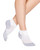White Black Black Grey - Women's 4-Pack Performance Compression Ankle Socks Outlet