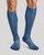 Blue - Easy-On Compression Socks | Men's Over the Calf