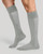 Grey - Easy-On Compression Socks | Women's Over the Calf