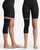 Black - Women's Performance Compression Knee Sleeve - 2-Pack
