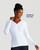 White - Full Back Support Shirt | Women's Long Sleeve
