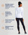 White - Full Back Support Shirt | Women's Long Sleeve