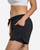 Black - Women's 2-in-1 Compression Shorts Outlet