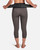 Slate Grey - Women's Pro-Grade Lower Back Support Capri with Adjustable Straps Outlet