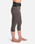 Slate Grey - Women's Pro-Grade Lower Back Support Capri with Adjustable Straps Outlet