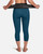 Teal - Lower Back Support Leggings with Adjustable Straps | Women's Capri