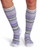White with Ash Purple - Women's TruTemp Ultra-Fit Over The Calf Socks