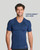Navy - Full Back Support Shirt | Men's Short Sleeve