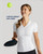 White - Full Back Support Shirt | Women's Short Sleeve