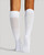 White - Women's Easy-On Over The Calf Compression Socks with Infrared