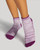 Purple Heather - Easy-On Compression Socks with Infrared | Women's Ankle