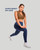 Walnut - Zip Up Shoulder Support Bra