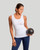 White - Shoulder Support Tank | Women's