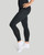 Black - Compression Leggings | Women's High Waisted
