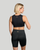 Black - Zip Up Back Support Bra | Seamless