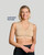 Nude - Zip Up Back Support Bra | Seamless
