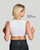 White - Zip Up Back Support Bra | Seamless