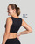 Black - Zip Up Back Support Bra | Seamless