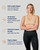 Nude - Zip Up Back Support Bra | Seamless