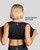 Black - Zip Up Back Support Bra | Seamless