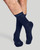 Navy - Easy-On Compression Socks | Men's Crew