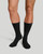 Black - Easy-On Compression Socks | Women's Crew