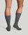Grey - Easy-On Compression Socks | Women's Crew
