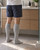 Grey - Wool Compression Socks | Men's Over The Calf