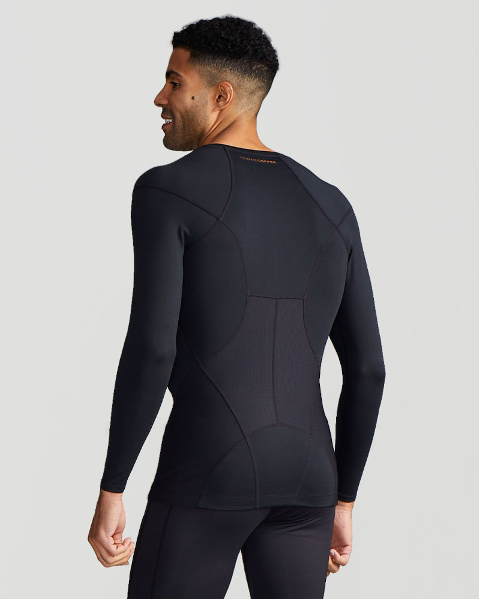 Full Back Support Shirt Men's Long Sleeve