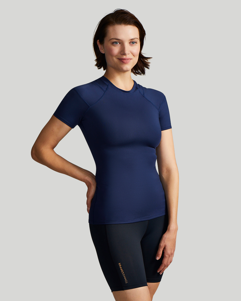Women's Posture Corrector T-Shirt | Anti Back Pain | Straightens Back and  Shoulders | Undershirt | Short Sleeves
