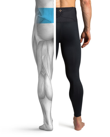 Mens 2XU Core Compression Tights & Leggings Pants