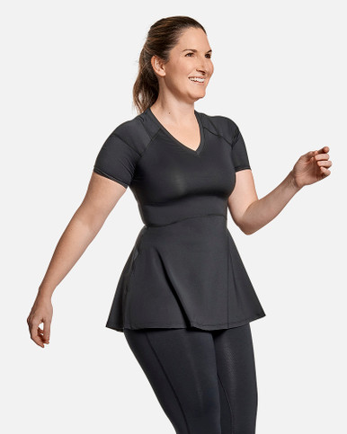 【sheller】flare cuffs one shoulder shirt sheller flare cuffs one shoulder shirt