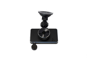 Auto-Power On/Recording Nightvision Two Lens Car Camera + MicroSD Slot