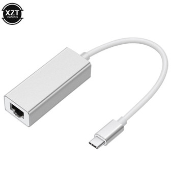 Network Adapter Usb; Usb Type C For Rj45 10 / 100mbps Internet Cable Lan For Macbook Pc Windows Xp 7 8 10 Lux