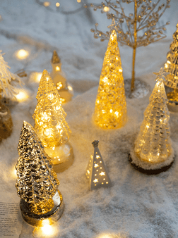 Christmas Decoration Glass Tree Home Desktop Decoration Light Up Small Night Light Christmas Gifts(D0101H93XUU.)