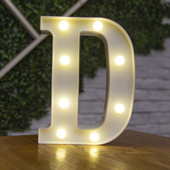 Alphabet Letter LED Lights Luminous Number Lamp Decor Battery Night Light for home Wedding Birthday Christmas party Decoration(D0101HIXGCA.)