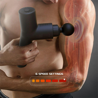Muscle Massage Gun - Handheld Deep Tissue Percussion Massager for Neck and Back Relief