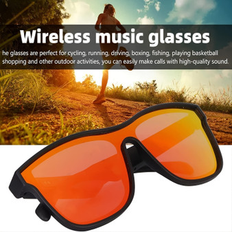 Smart Glasses; Wireless Sunglasses Audio Sunglasses For Men Women With Open Ear Music&Hands-Free Calling; Polarized Lenses; IPX4 Waterproof; Touch Voice Assistant