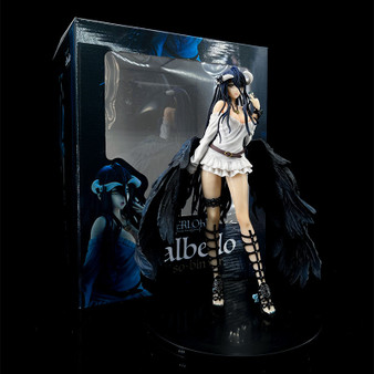 Overlord III Albedo So-Bin Ver. Anime Character Albedo PVC Action Figure Toy Overlord Statue Collectible Model Doll Adult Gift