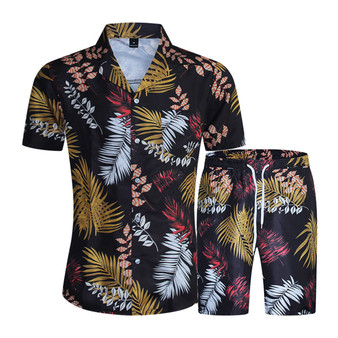 Men's Short Sleeve Suits Shorts HawaiianTracksuits