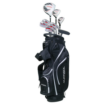 Golf Adult Packages Sets for Men 12/14/16 Piece Set RH Black/Red
