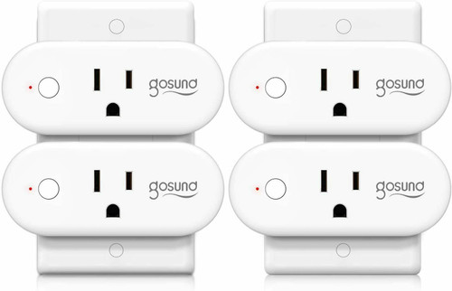 Gosund 4Pack Mini Smart Plug Home WiFi Outlet Socket Work With Alexa Google Home