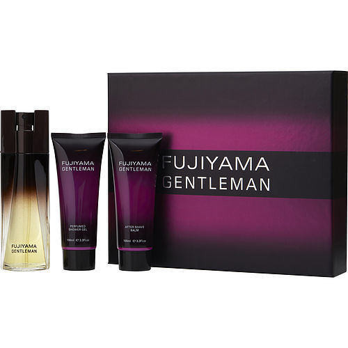 FUJIYAMA GENTLEMAN by Succes de Paris EDT SPRAY 3.3 OZ & AFTERSHAVE BALM 3.3 OZ & SHOWER GEL 3.3 OZ