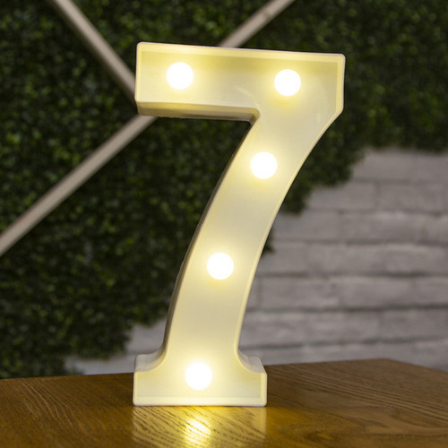 Alphabet Letter LED Lights Luminous Number Lamp Decor Battery Night Light for home Wedding Birthday Christmas party Decoration(D0101HIXG8V.)
